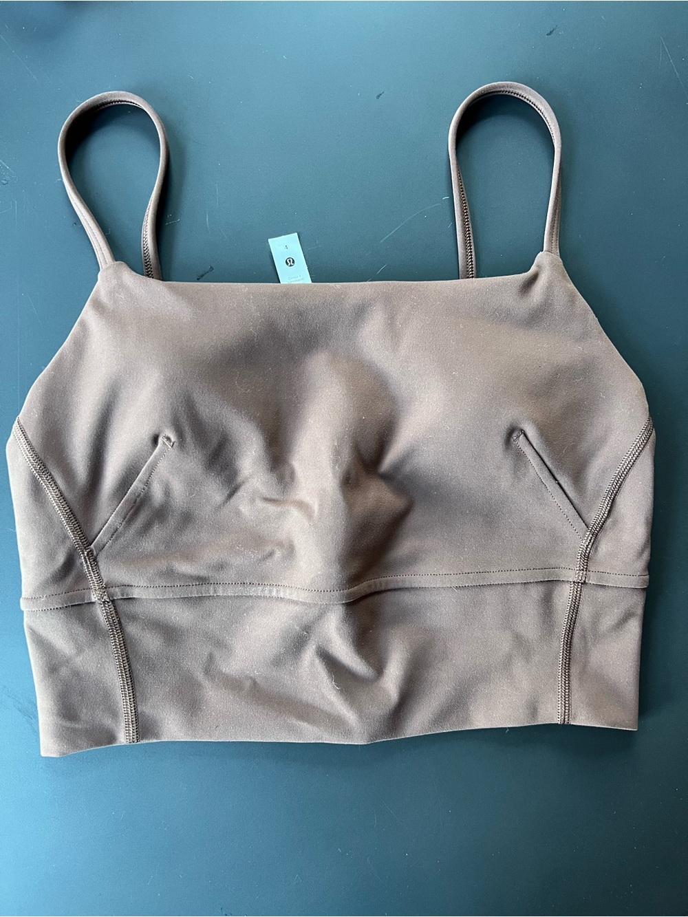 Lululemon Wunder Train Tank Size 4 Brown